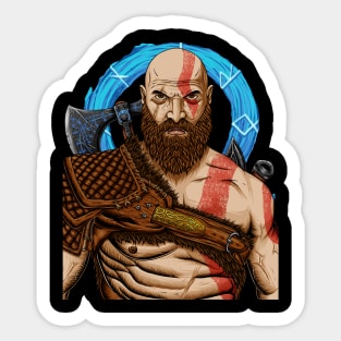 Kratos Sticker